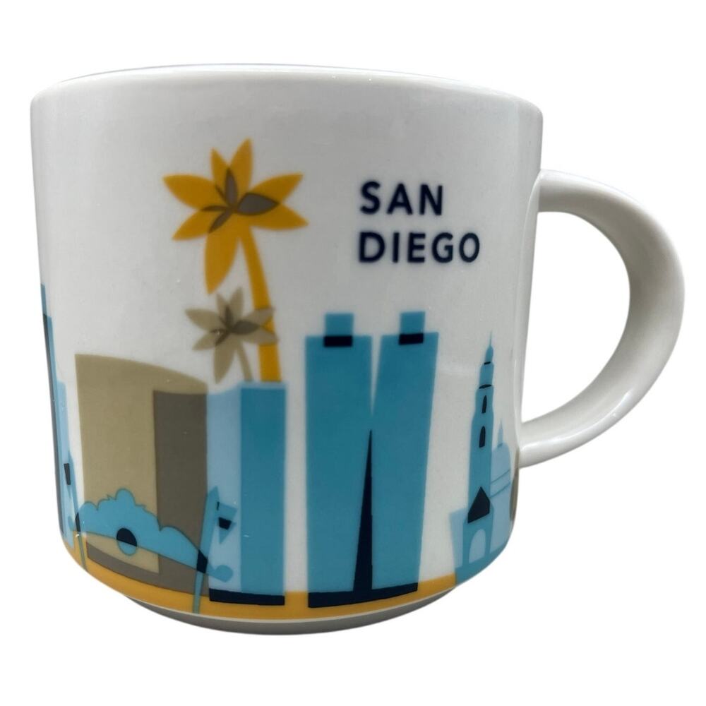 Starbucks Mug You Are Here (YAH) Collection San Diego 2017 14oz Coffee Tea Cup